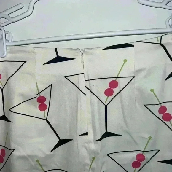 VINTAGE CLAUDE BROWN MARTINI SKIRT - Picture 6 of 9